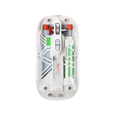 Factory Direct Wireless Bluetooth Dual Mode Transparent Mouse for Computer Laptop Business Office One-Click Desktop Return