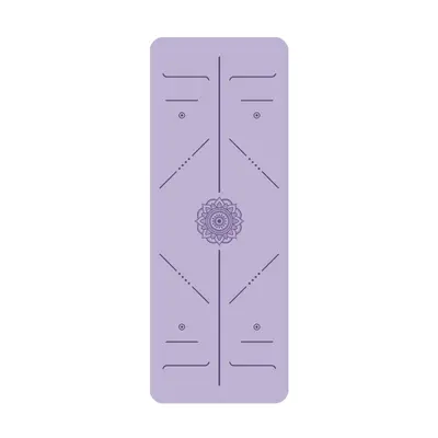 PU Natural Rubber Yoga Mat, Non-Slip, Thickened - 1