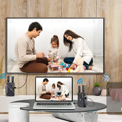HDMI Wireless Extender 400m 1 auf mehrere Funkübertragung High Definition Video 1080P tragbar Outdoor wireless HDMI