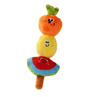 Dog Toy, Fruit Plush Squeaky Toy with Crinkle Paper - 6