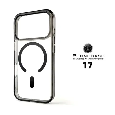 iPhone 18 Pro için şeffaf manyetik telefon kılıfı, 2.0 mm