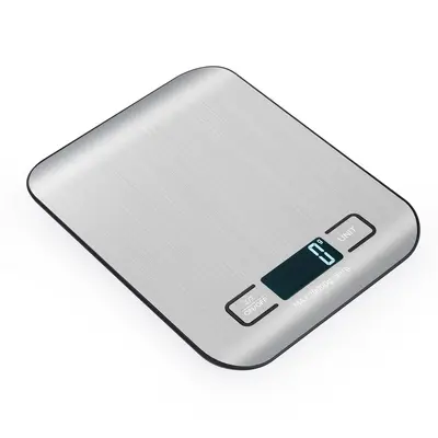 Cross-border stainless steel kitchen scale 1g USB rechargeable kitchen scale baking small balance scale practical and multi-purpose
