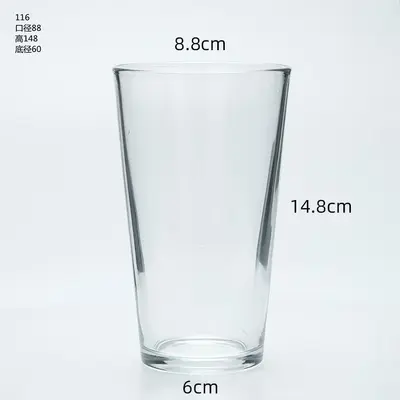 Cam pipetli çift içecek bardağı, kapaklı 500 ml büyük kapasite - 12