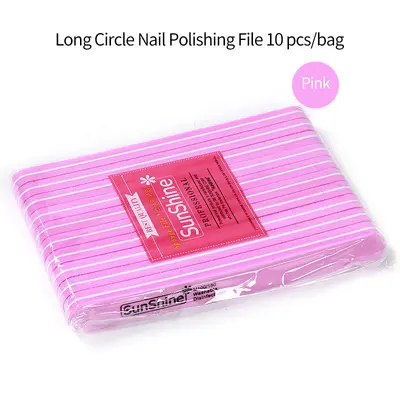 Manicure tool set with nail files and buffer pads - 7