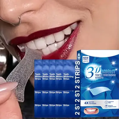 3DTEETH Teeth Whitening Strips PAP Non-Peroxide Residue-Free - 5