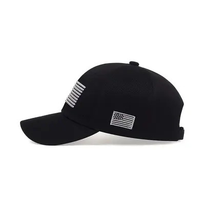 Cross-border foreign trade new solid color baseball cap outdoor sun protection sunhat American flag duck cap sports baseball cap - 5