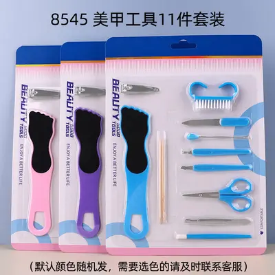 Multifunctional nail clipper set with manicure and pedicure tools - 11