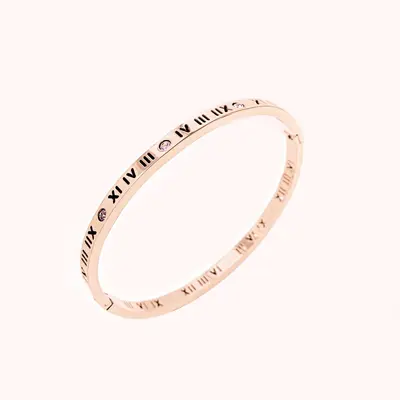Romen kleines Taille-Armband grenzüberschreitendes Bestseller Damen Edelstahl Mode populäres stapelbares Armband verblassfestes Armband - 11
