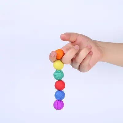 Cross-border Bestseller Silicone Magnetic Balls Sensory Toys Novel Stress-Relief Sensory Toys Silicone Magnetic Balls