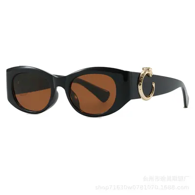 Small Frame Retro Sunglasses - 7