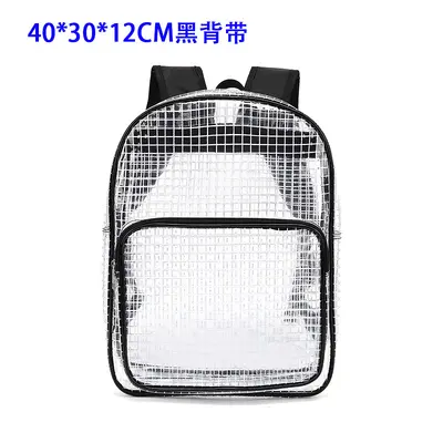 Anti-Static Full PVC Dust-Free Transparent Mesh Backpack, Cleanroom Tool Bag - 11