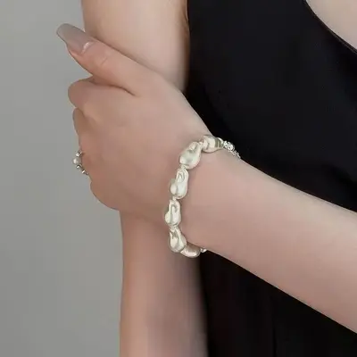 Barock-Perlen Magnetarmband - 4