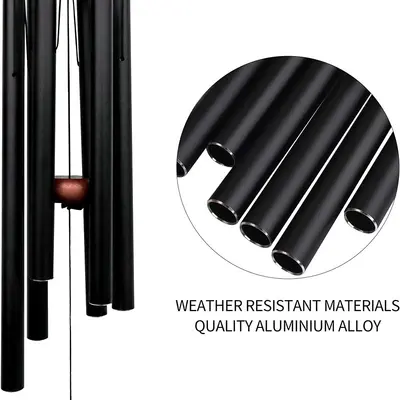 Metal Aluminum Tube Music Memorial Wind Chime Sympathy Gift