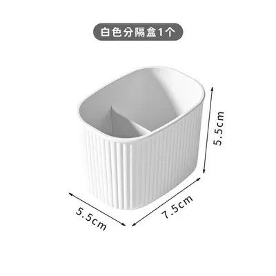 Acrylic desktop storage box, transparent, for cosmetics and skincare - 12