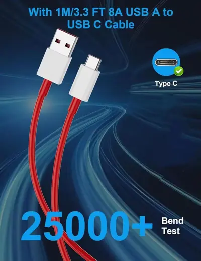120W EU Super Fast Charger Set for OnePlus 15, Ace 6 Pro, 6T - 8