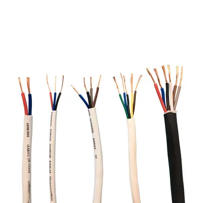 RVV-Mantelleitung Kabel mit 2 Adern, 3 Adern, 4 Adern, 5 Adern, weiche Mantelleitung Kabel mit Kupferadern, ummantelte Leitung Werksdirektverkauf Großhandel