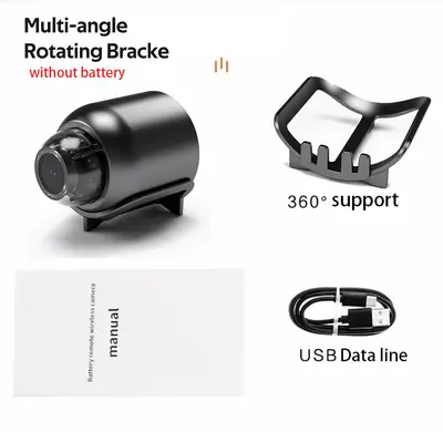 X5 kabellose WiFi-Kamera mit Weitwinkel und HD-Videoaufnahme - 8