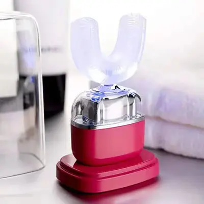 U-Shaped Silicone Mouthpiece Electric Toothbrush, Wireless Charging - 8