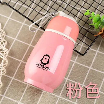 Children's Stainless Steel Thermos Cup, Penguin Design, Printed Logo - 10