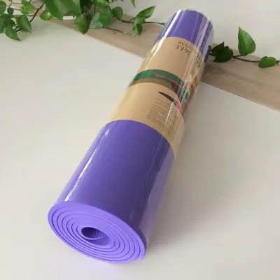 Einsteiger-Yogamatte aus TPE, 6 mm, monochrom, mit Unterstützung - 4