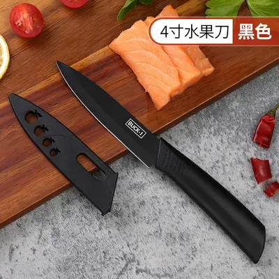 Fruit knife set with cutting board kitchen utensils complete set - 6