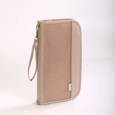 Travel passport organizer bag, large capacity, RFID blocking - 9