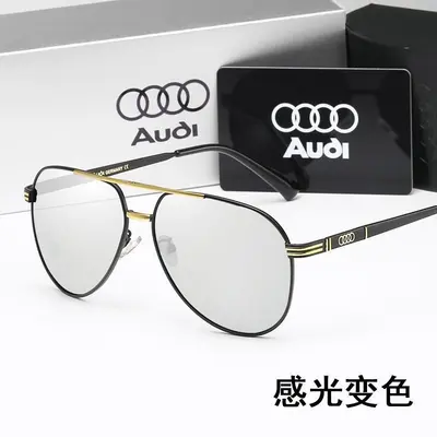 Солнцезащитные поляризованные HD очки Audi 4S Store в том же стиле для мужчин и женщин, модные стройнящие очки для езды на велосипеде и вождения на открытом воздухе - 7