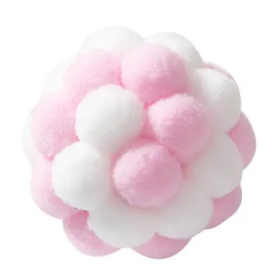 Katzenspielzeug Ball mit Glöckchen, elastischer Ball mit Geräusch - 5