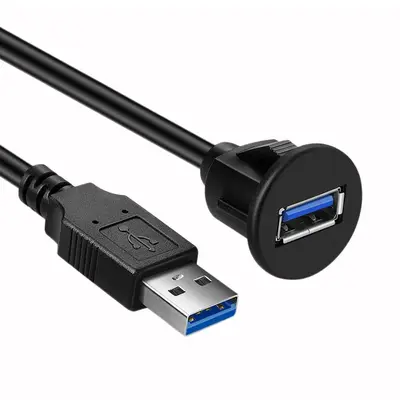 Su geçirmez USB panel kablosu, araç gösterge paneli için - 8