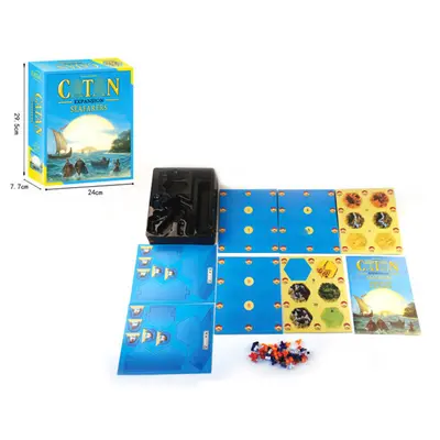 English CATAN Island Board Game, Base Edition and Expansion - 9