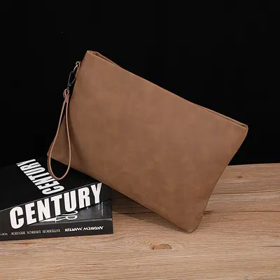 Retro-Herren-Clutch mit Handyfach, Umschlagmodell - 3