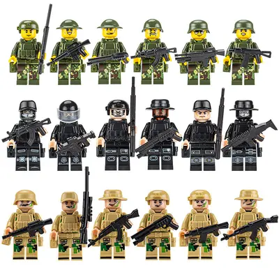 8 Parça Kahraman Ninja Figür Seti Yapı Blokları Eğitici Oyuncak - 5
