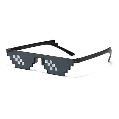 Funny Pixel Mosaic Sunglasses, Photo Performance, 2D Anime Style - 7