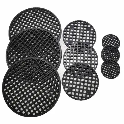 Planter Bottom Gasket Breathable Round Plastic Mesh Seal - 7