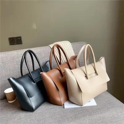 Women's Large Capacity Korean Style Underarm Tote Bag 2024 - 5