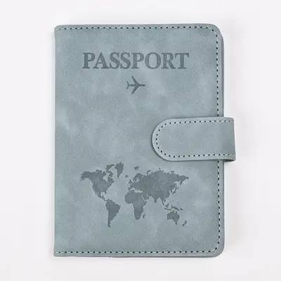 RFID-Blocking PU Passport Cover, Color-Changing, Multifunctional - 7