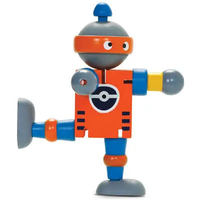 Ahşap Deformasyon Robot Bulmaca Oyuncağı, Stres Azaltıcı