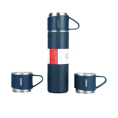 304 Stainless Steel Insulated Cup, Large Capacity, Three Lids, Gift Box - 6