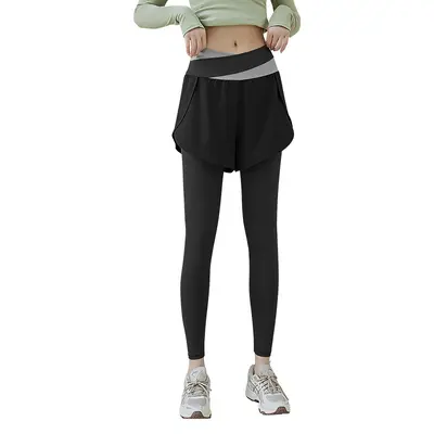 Kadın Yoga Pantolonu, Yüksek Bel, Yan Cepli, Şeffaflık Önleyici Spor Pantolonu - 5