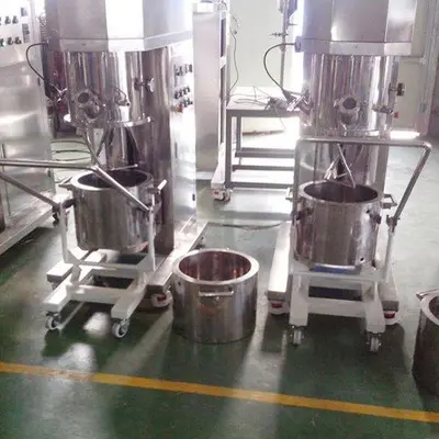 Planetmikser, yüksek viskoziteli, paslanmaz çelik