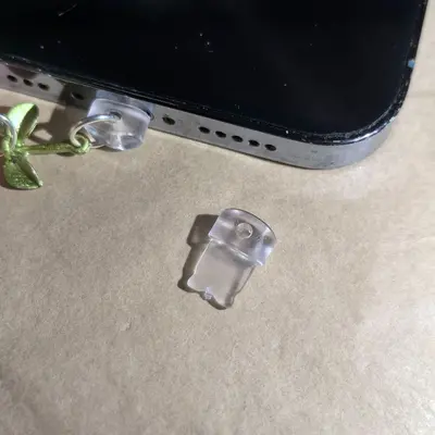 DIY-Zubehör Kopfhörer-Buchse Ladeanschluss Staubstecker wasserdichte selbstgemachte Teile Doppelanhänger Mobiltelefon