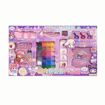 Girls DIY Fuse Bead Craft Kit Educational Puzzle Set