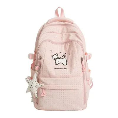 Herbst-Neukollektion Cartoon niedliche hochwertige Nylon großvolumige Rucksack für Schüler der Mittel- und Oberstufe Damen Pendler Doppelschulter-Rucksack - 8