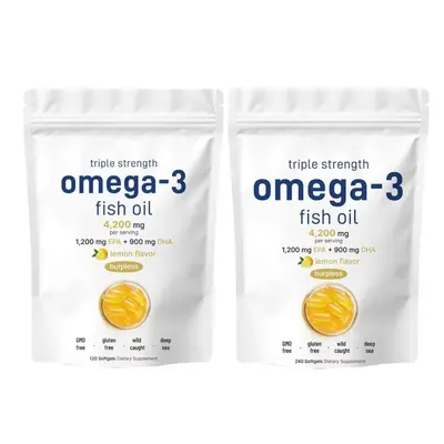 Yüksek Saflıkta Balık Yağı Omega-3 Yumuşak Kapsül, OEM Yapılabilir