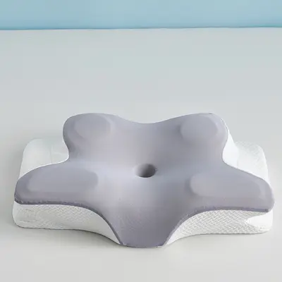 Memory Foam Pillow with Butterfly Neck Support, Ergonomic