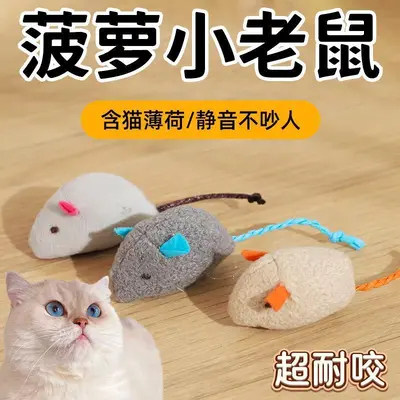 猫咪玩具小老鼠猫玩具套装解闷自嗨内含猫薄荷逗猫互动耐用 - 2