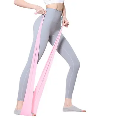TPE Yoga Direnç Bandı, Çevre Dostu, Pilates ve Fitness Esneme Bandı - 5