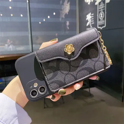 Phone Case with Card Holder for iPhone 14, 15 Card Slots, Compatible with XR and XS Max - 7