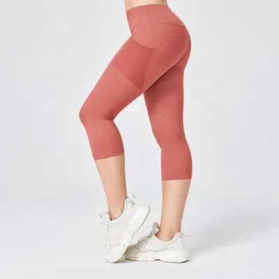 High-Stretch-Yogahose mit Seitentaschen, hohe Taille, Po-Lifting-Effekt - 7