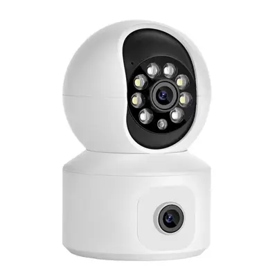 ICSEE dual-lens WIFI surveillance camera with motorized head